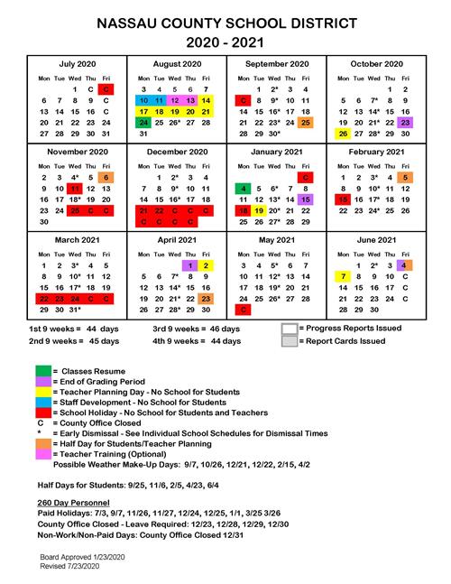 Calendar Update 